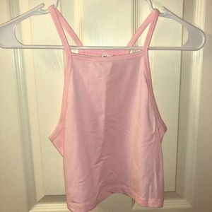 Light pink crop top